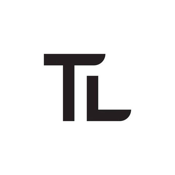 Tl初始字母向量标志 — 图库矢量图片