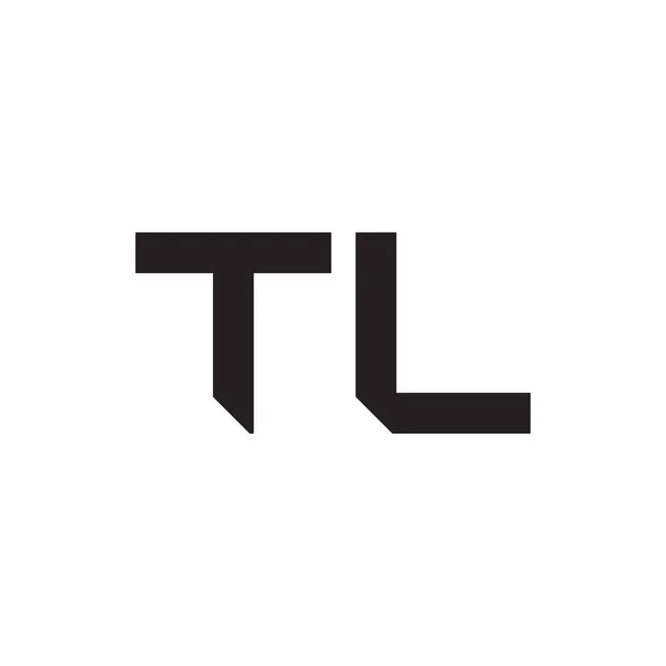 Tl初始字母向量标志 — 图库矢量图片