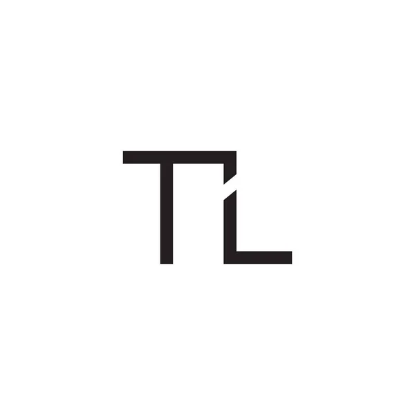 Тюль Початкова Літера Векторний Логотип — стоковий вектор