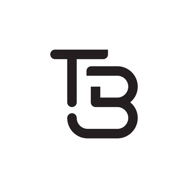 Tb頭文字ベクトルロゴ — ストックベクタ