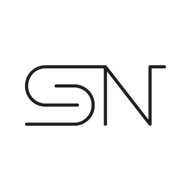 İlk harf vektör logosu