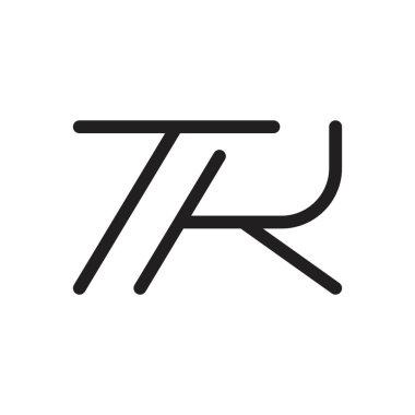 tk ilk harf vektör logosu