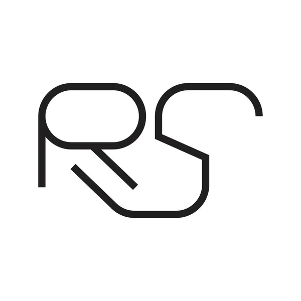 Rs初始字母向量标识 — 图库矢量图片