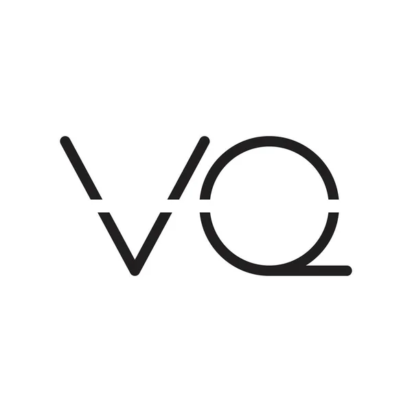Inicial Letra Vector Logo — Vector de stock