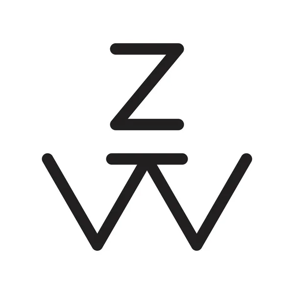 Początkowe Logo Wektora Litery — Wektor stockowy