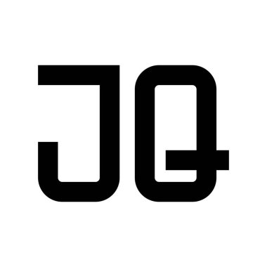 jq ilk harf vektör logosu
