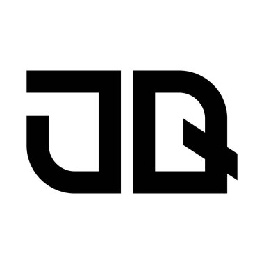 jq ilk harf vektör logosu