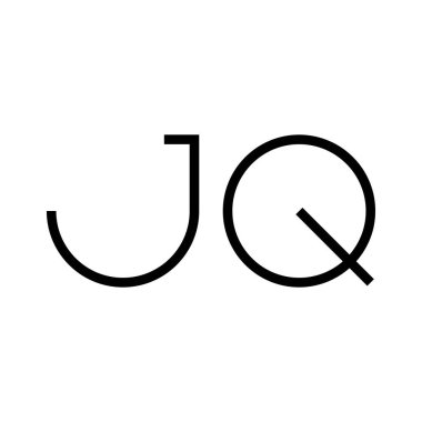 jq ilk harf vektör logosu