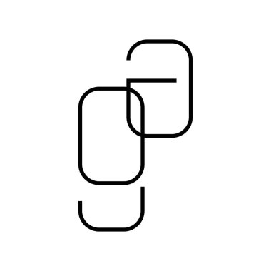 ga ilk harf vektör logosu