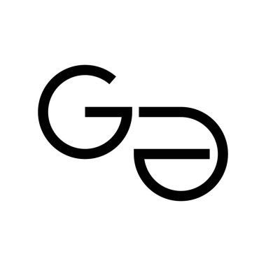 ga ilk harf vektör logosu