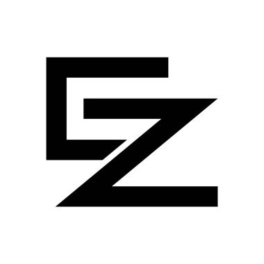 ez ilk harf vektör logosu