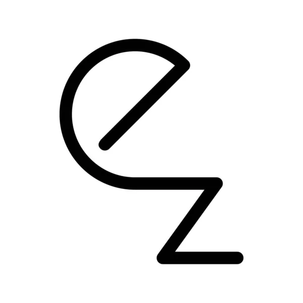 Начальный Логотип Буквы Вектора — стоковый вектор