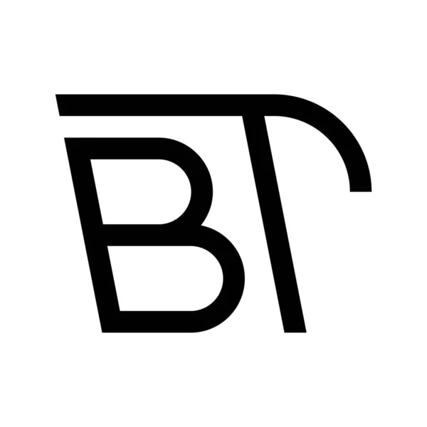 Bt頭文字ベクトルロゴ — ストックベクタ