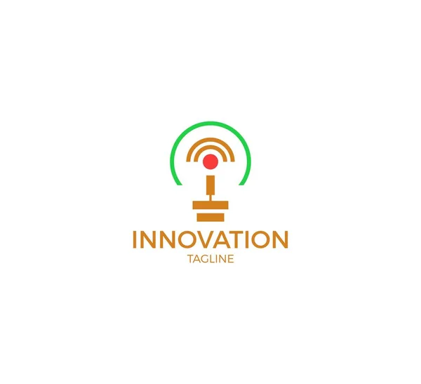 Innovación Vector Logo Plantilla Diseño — Vector de stock