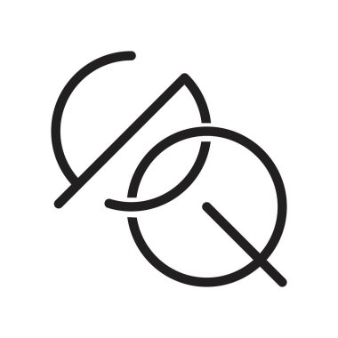 Kare ilk harf vektör logosu