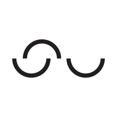 su ilk harf vektör logosu