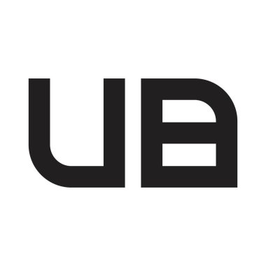 ub ilk harf vektör logosu