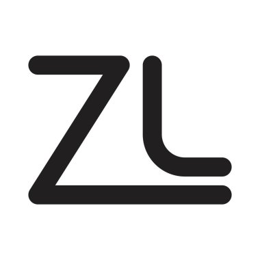 zl ilk harf vektör logosu
