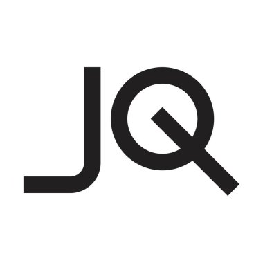 jq ilk harf vektör logosu
