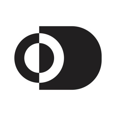 İlk harf vektör logosu