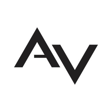 av ilk harf vektör logosu