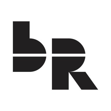 br ilk harf vektör logosu