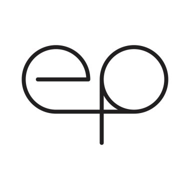 İlk harf vektör logosu