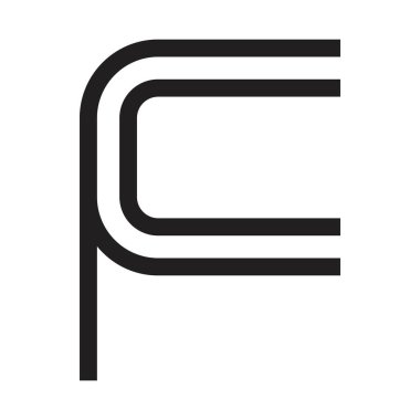 fc ilk harf vektör logosu