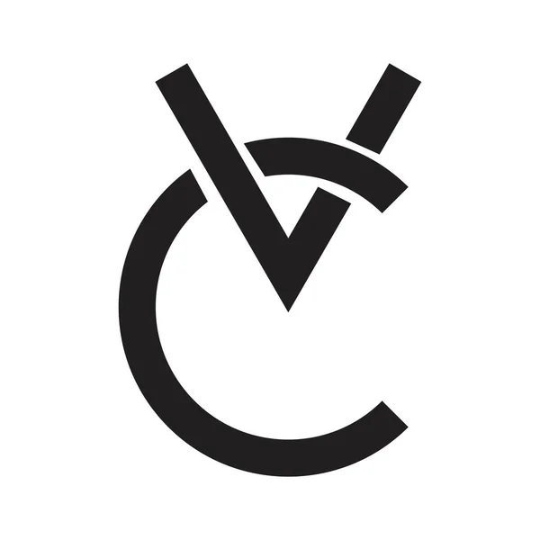 Você Logotipo Vetor Letra Inicial —  Vetores de Stock