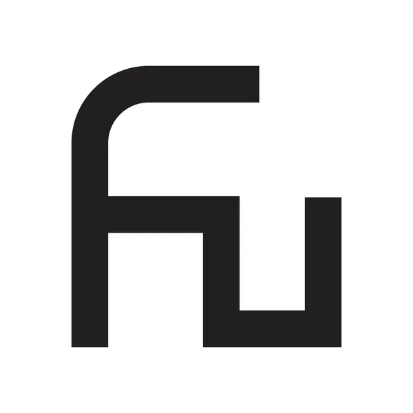 Fu初始字母向量标识 — 图库矢量图片