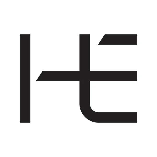 Logo Inicial Letra Vector — Vector de stock