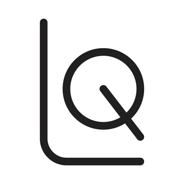 Lq頭文字のベクターロゴ — ストックベクタ