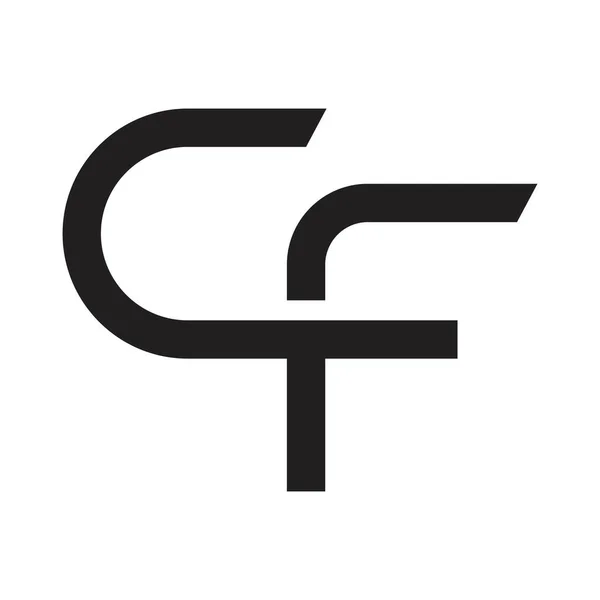 Cf初始字母向量标识 — 图库矢量图片