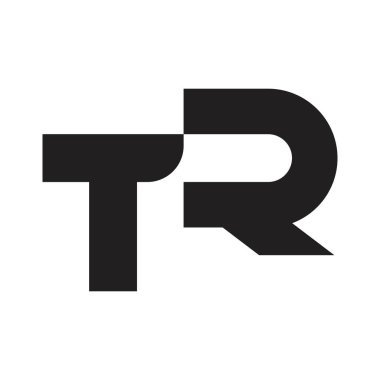 tr ilk harf vektör logosu