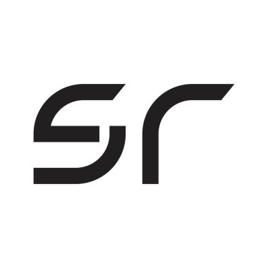 Sr ilk harf vektör logosu