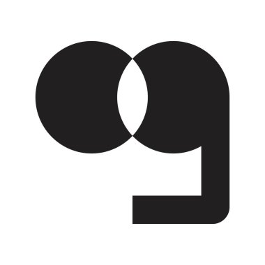 og ilk harf vektör logosu