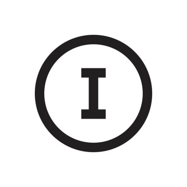 ilk harf vektör logosu