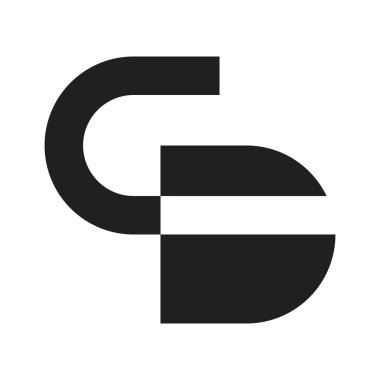 cd ilk harf vektör logosu