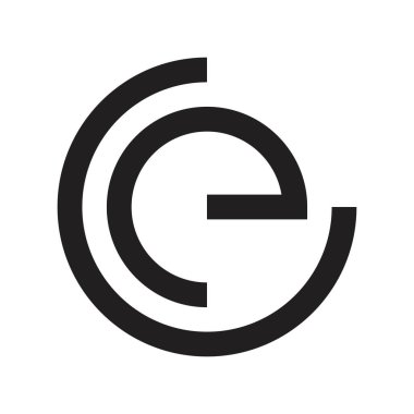 Başlangıç harfi vektör logosu