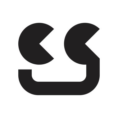 cg ilk harf vektör logosu