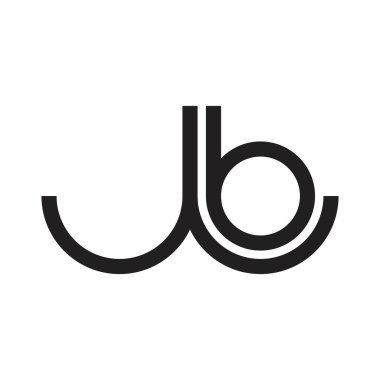 wb ilk harf vektör logosu