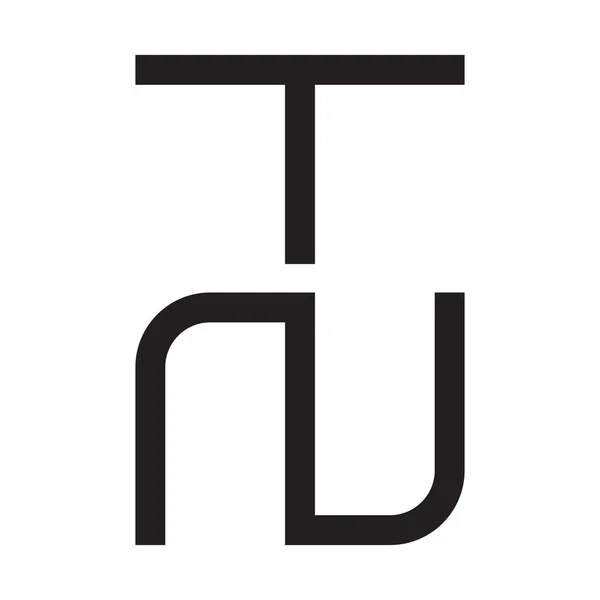 Tn初始字母向量标志 — 图库矢量图片