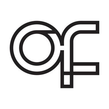 ilk harf vektör logosunun