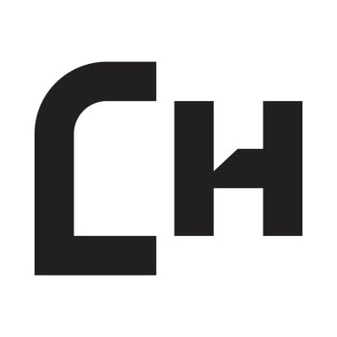 ch ilk harf vektör logosu