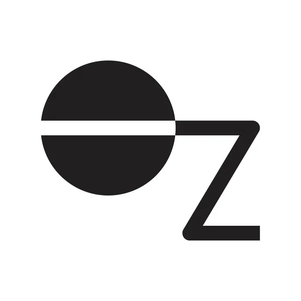 Oz初始字母向量标识 — 图库矢量图片