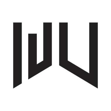 Wu ilk harf vektör logosu