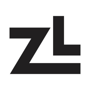 zl ilk harf vektör logosu