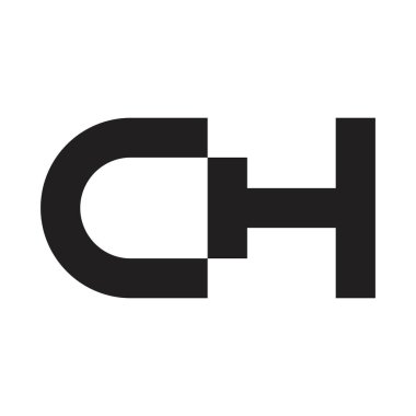 ch ilk harf vektör logosu