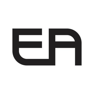 a ilk harf vektör logosu