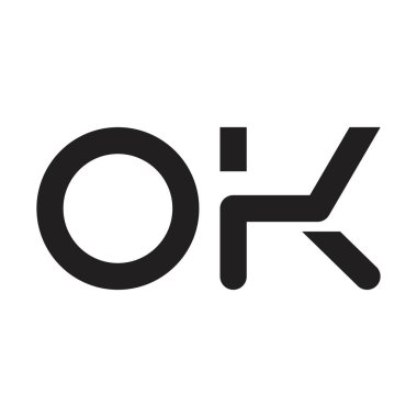 Tamam ilk harf vektör logosu